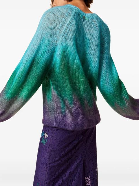 TWINSET fadeout-print sweater - Blue