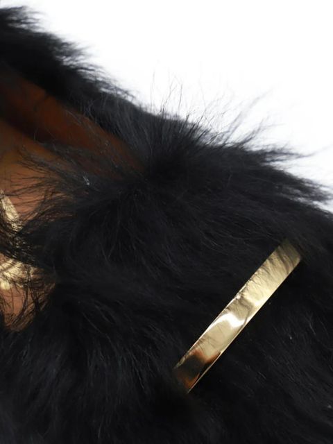 Tod's faux-fur loafers - Black