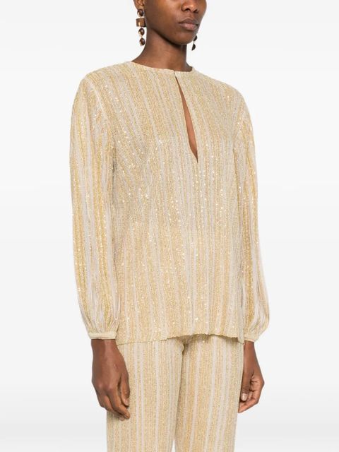 Missoni striped blouse - Gold