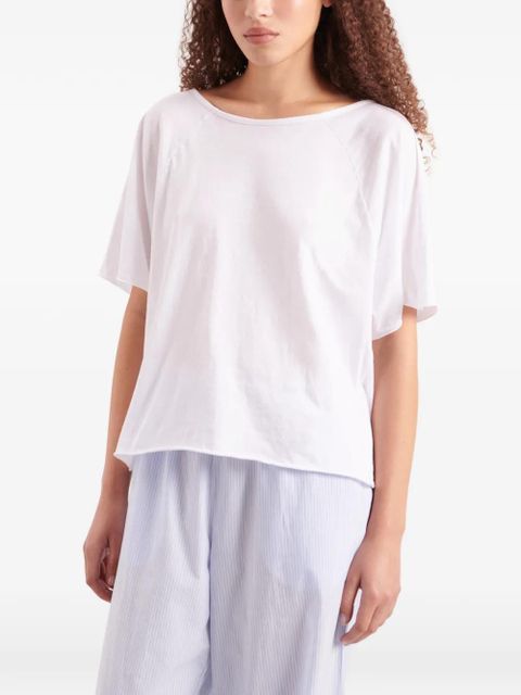 American Vintage Apoly boat-neck T-shirt - White