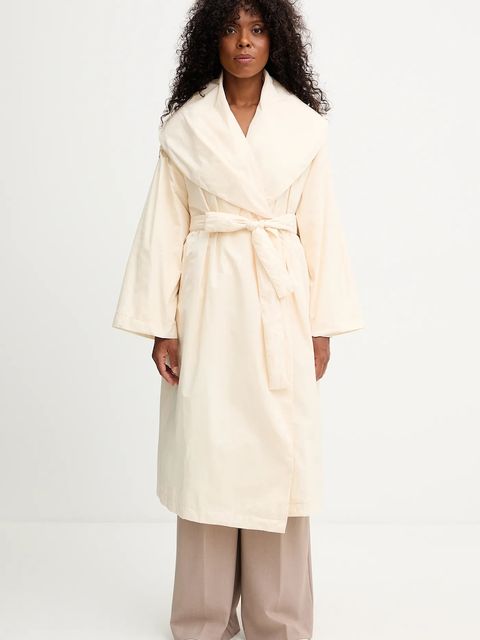 Liviana Conti płaszcz kolor beżowy F5WW44 - zdjęcie produktu nr 1