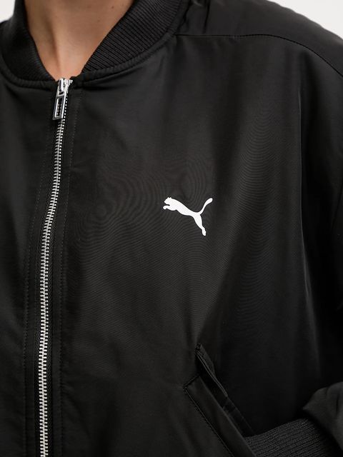 Puma kurtka bomber kolor czarny przejściowa 632168