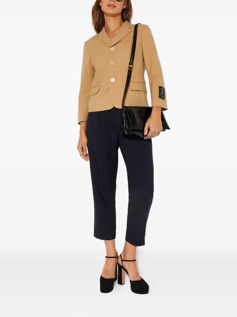 Marni button logo blazer - Neutrals