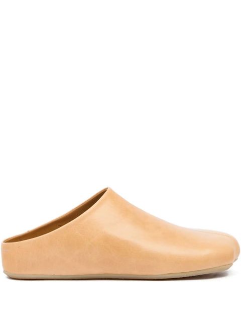 MM6 Maison Margiela square-toe slippers - Neutrals - zdjęcie produktu nr 1