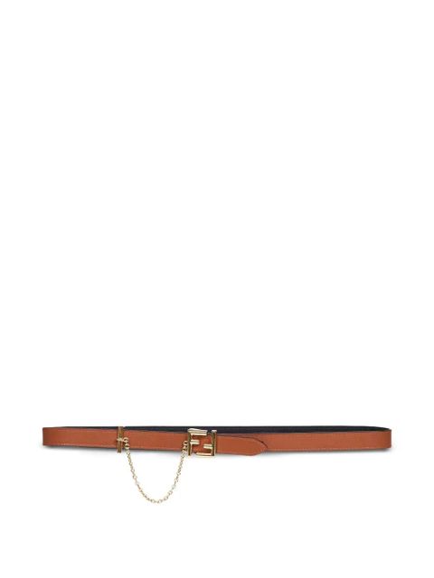 FENDI FF buckle chain belt - Black