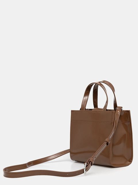 Tommy Jeans torebka kolor brązowy AW0AW17870 - zdjęcie produktu nr 2