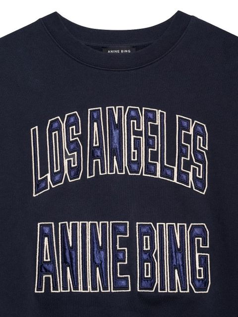 ANINE BING Harry printed sweatshirt - Blue