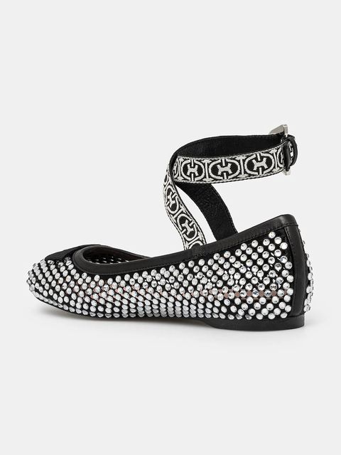 Coccinelle baleriny kolor srebrny E4 S17 19 02 01 847