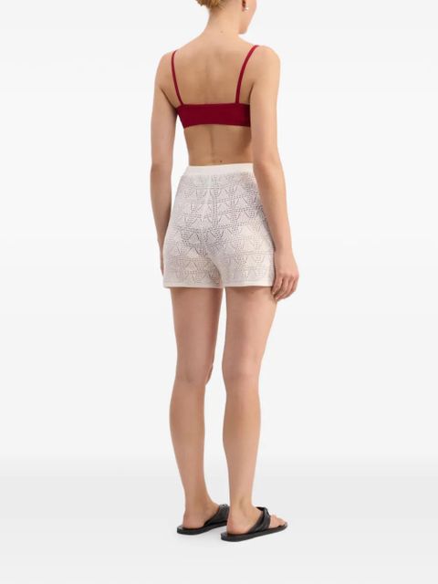 LouLou de Saison Olga zipped square-neck bikini top - Red