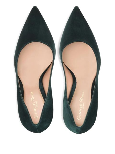 Gianvito Rossi 105 leather pumps - Green