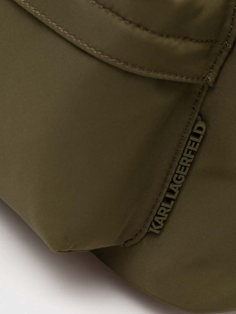 Karl Lagerfeld plecak kolor zielony mały gładki - zdjęcie produktu nr 2