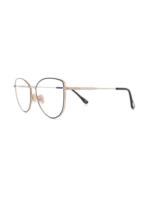 TOM FORD Eyewear soft cat-eye glasses - Black - zdjęcie produktu nr 2