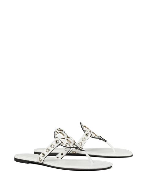 Tory Burch Miller flip-flops - White - zdjęcie produktu nr 2