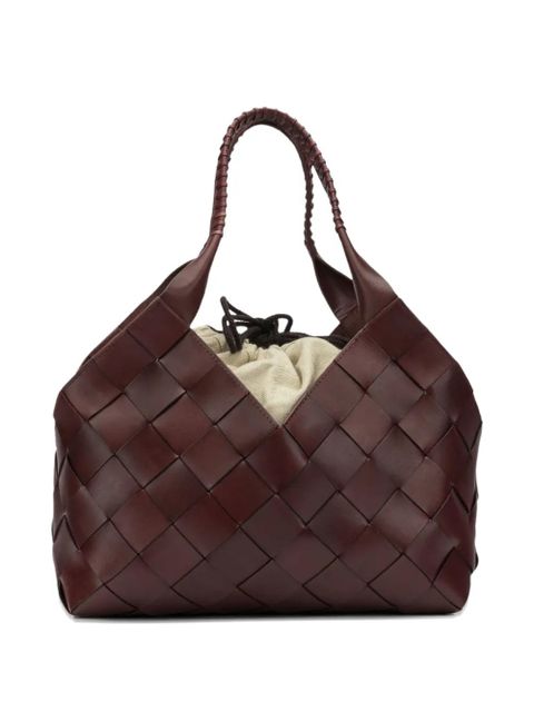 DRAGON DIFFUSION woven leather shoulder bag - Brown - zdjęcie produktu nr 2