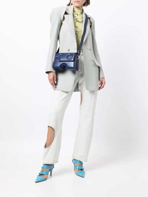 Off-White Burrow-22 shoulder bag - Blue