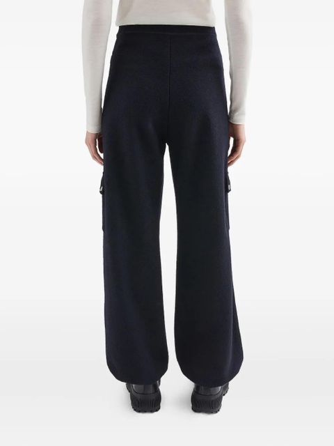 Jil Sander felted trousers - Blue