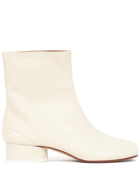 Maison Margiela Tabi 30mm leather ankle boots - White - zdjęcie produktu nr 1