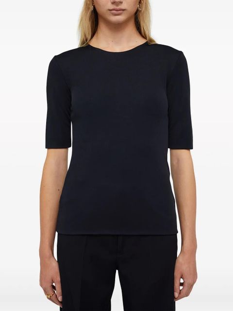 Jil Sander crew neck short-sleeved T-shirt - Blue