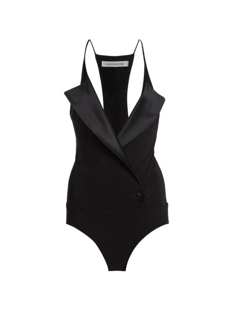 Christopher Esber Didion contrast bodysuit - Black - zdjęcie produktu nr 1