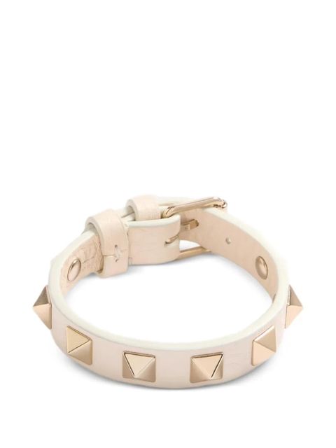 Valentino Garavani Rockstud leather bracelet - Neutrals - zdjęcie produktu nr 1