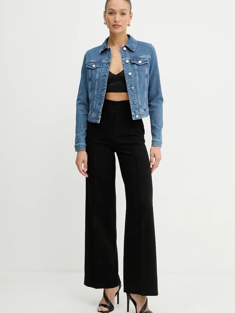 Guess kurtka jeansowa kolor niebieski przejściowa W5GN88 D4H7C - zdjęcie produktu nr 2