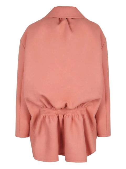 FENDI elasticated-back single-breasted coat - Pink - zdjęcie produktu nr 2