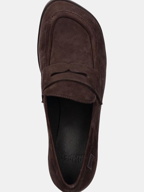 Camper czółenka zamszowe Kora kolor brązowy na słupku K201798-002