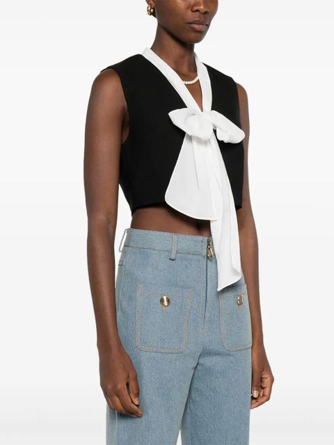 SANDRO V-neck blouse - Black