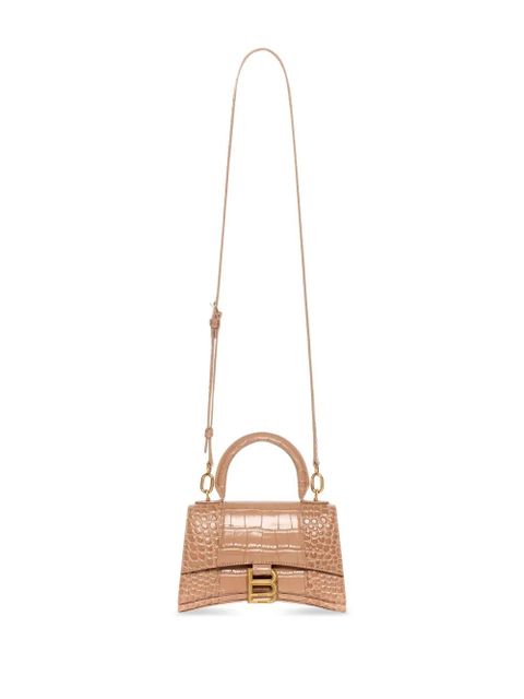 Balenciaga Hourglass XS top-handle bag - Neutrals