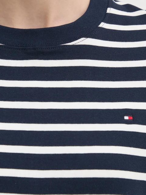 Tommy Hilfiger t-shirt bawełniany damski kolor granatowy WW0WW46158