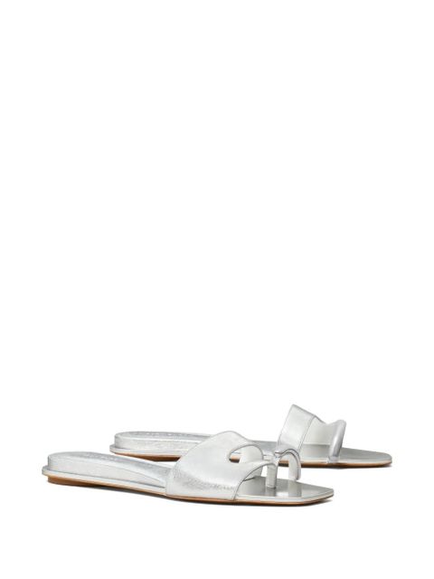 Tory Burch Pierced slides - Silver - zdjęcie produktu nr 2