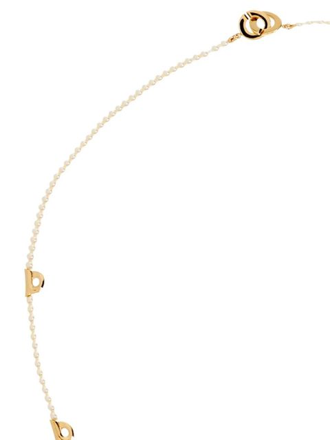 Ferragamo Gancini-detail necklace - Gold