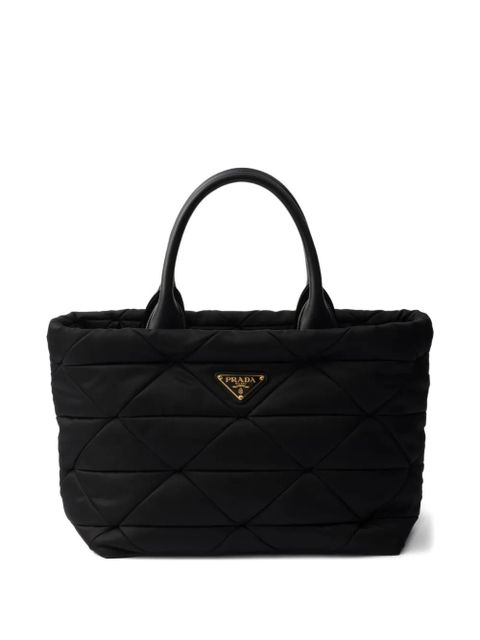 Prada medium Re-Nylon padded tote bag - Black - zdjęcie produktu nr 1