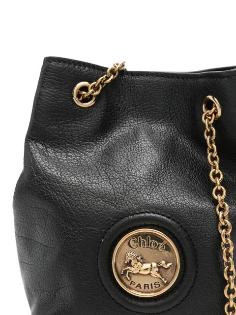 Chloé Horse Medal mini bucket bag - Black