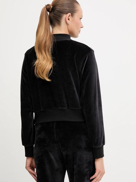 HUGO bluza damska kolor czarny z aplikacją 50549796