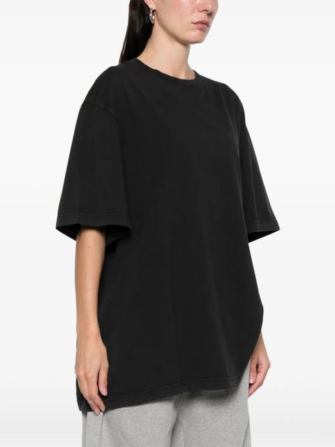 The Attico cotton T-shirt - Black