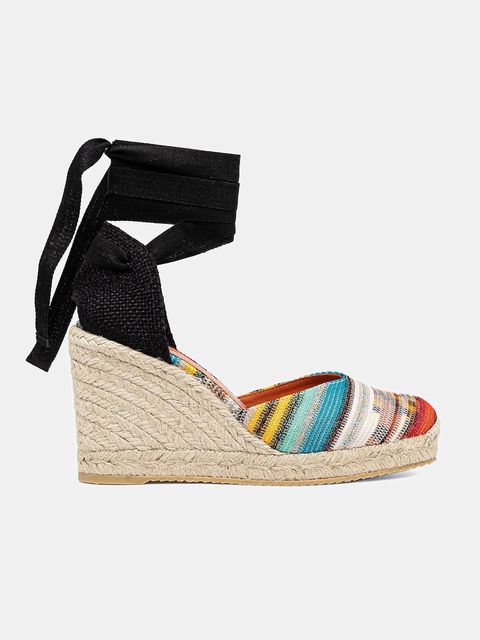 Missoni espadryle Eva 80 kolor multicolor na koturnie MWB008_083 - zdjęcie produktu nr 2
