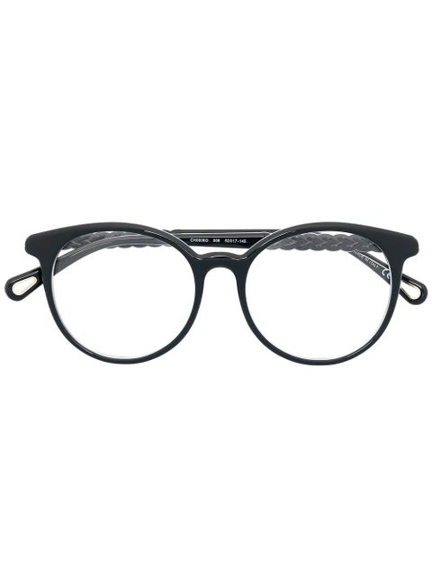 Chloé Eyewear round-frame glasses - Black - zdjęcie produktu nr 1