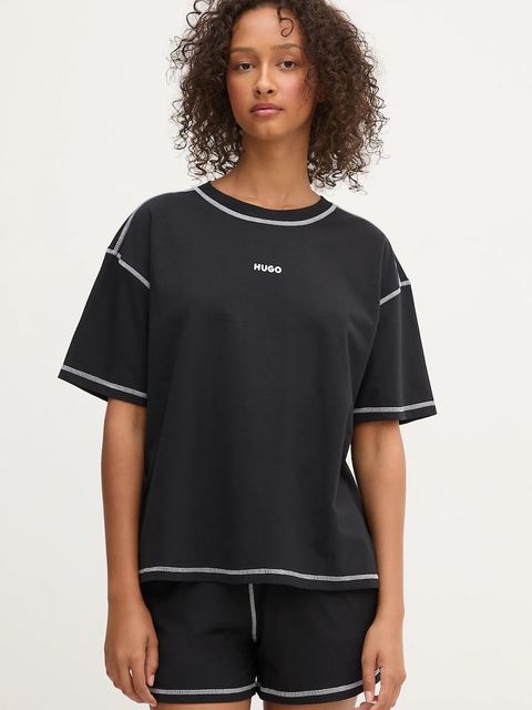 HUGO piżama damska kolor czarny 50543530 - zdjęcie produktu nr 1