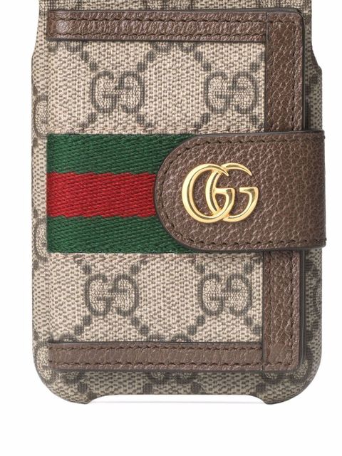 Gucci Ophidia iPhone 12/iPhone 12 Pro case - Brown