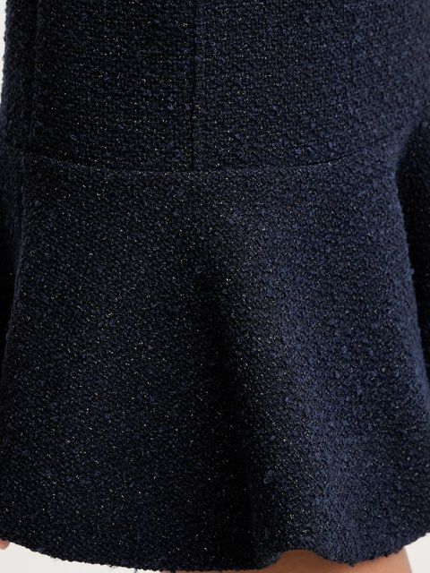 Pinko sukienka z domieszką wełny kolor granatowy mini prosta 105795 A2VL