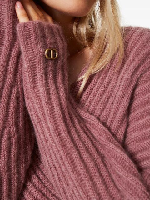 TWINSET ribbed-knit jumper - Pink