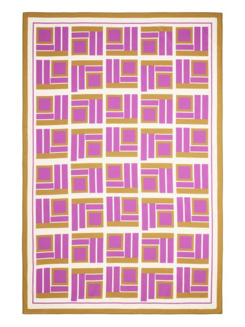 ERES Vibration geometric-print sarong - Purple - zdjęcie produktu nr 2