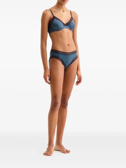 ERES Inspirée lace-trimmed briefs - Blue - zdjęcie produktu nr 2