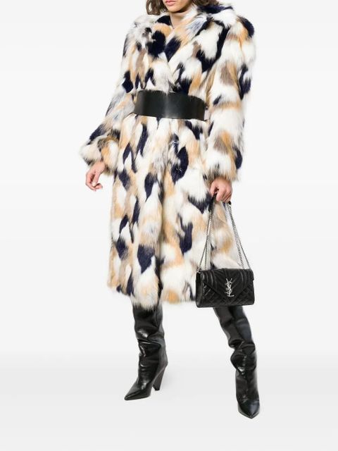 Saint Laurent envelope matelassé shoulder bag - Black