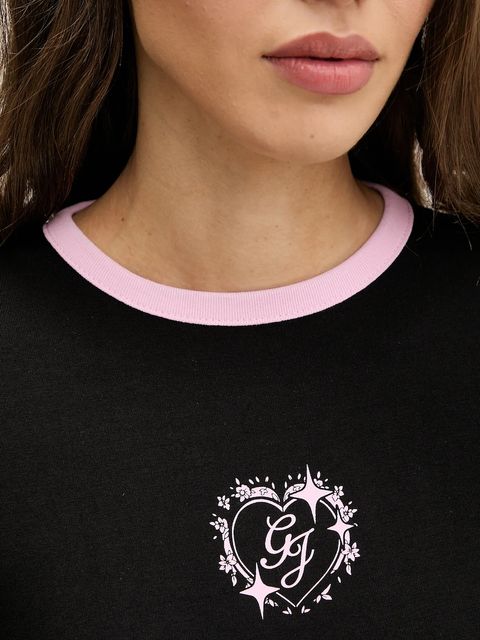 Guess Jeans t-shirt damski kolor czarny W6RI16 J1314