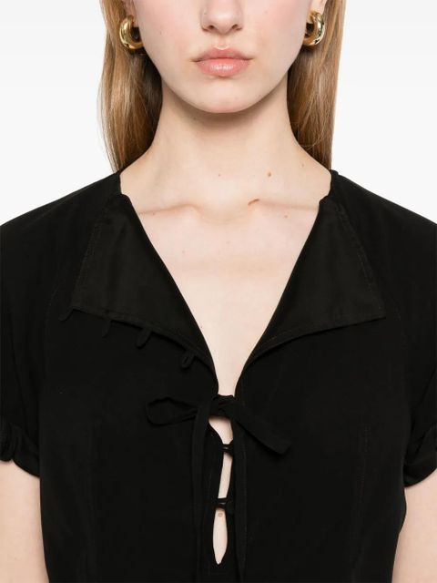 Jil Sander layered maxi dress - Black