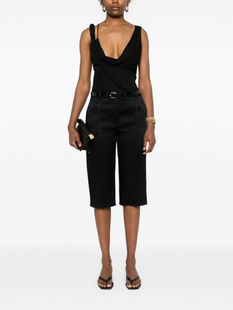 TOTEME cowl-neck top - Black