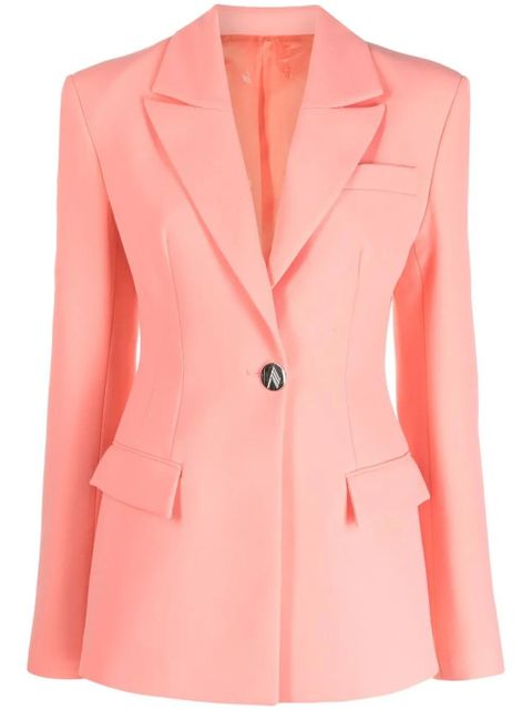 The Attico single-breasted blazer - Pink - zdjęcie produktu nr 1