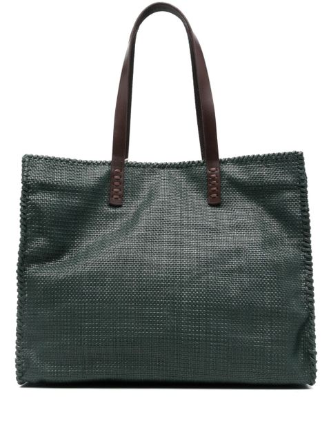DRAGON DIFFUSION leather tote bag - Green